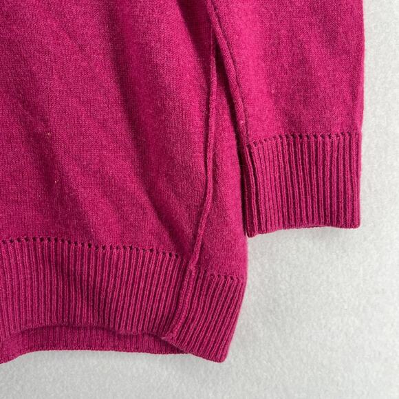 VINCE Cashmere Sweater Womens XS 100% Luxury Tunic Jumper Pullover Pink - Picture 8 of 15